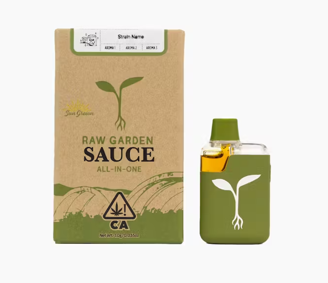 Photograph of product: Raw Garden Ze Chem Sauce AIO 1g