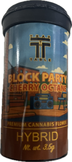 Photograph of product: Trap To Table | Flower | Block Party | Cherry Octane - 3.5g