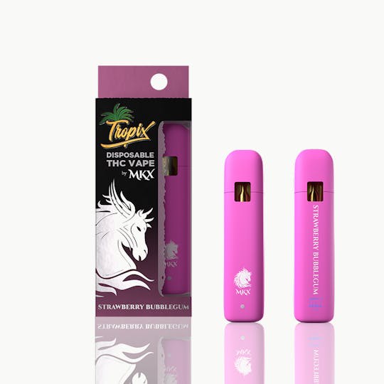 Photograph of product: Strawberry Bubblegum TropiX Disposable | 1g