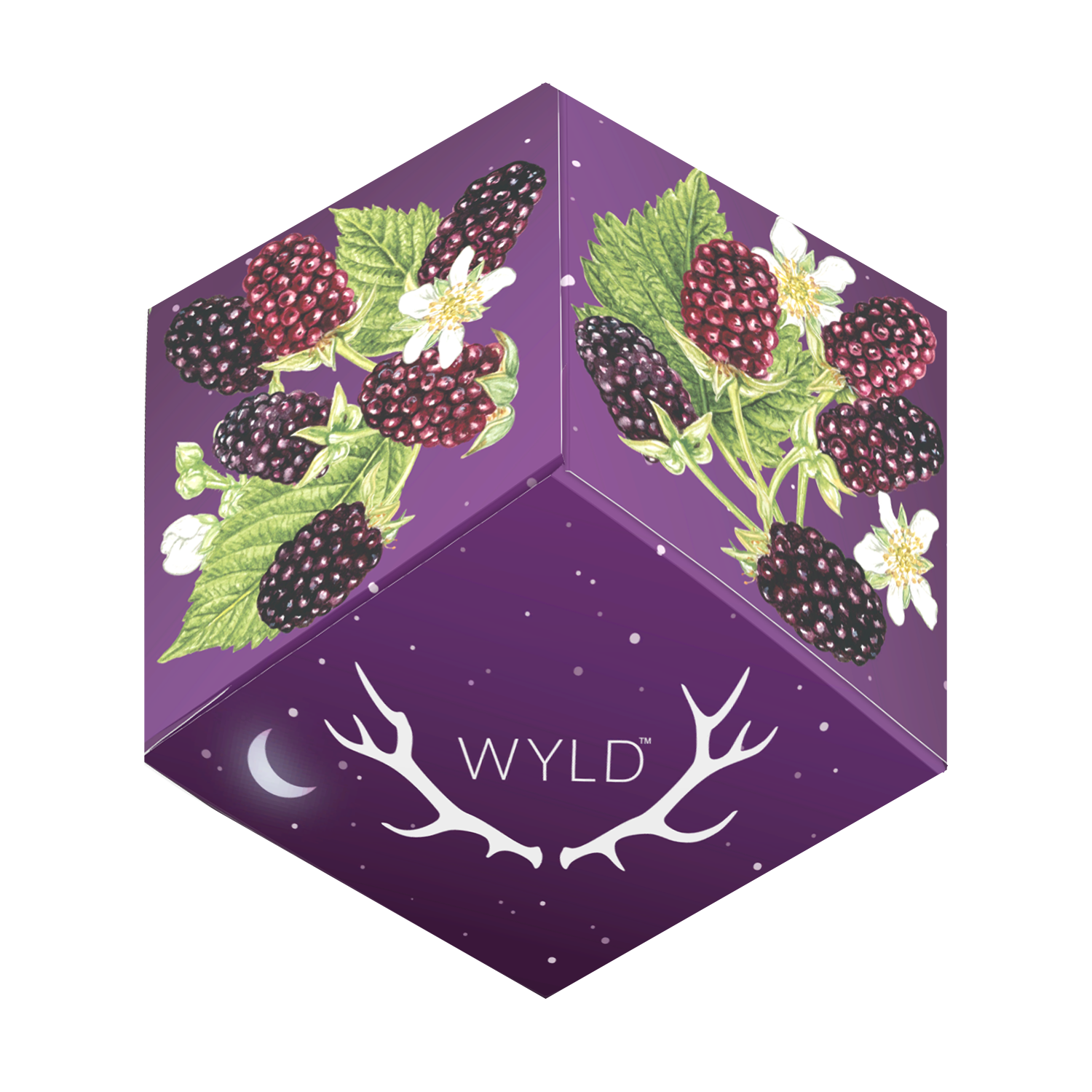 Photograph of product: Wyld - Boysenberry 1:1:1 TH-oui:CBD:CBN (i) - Gummies - 100mg
