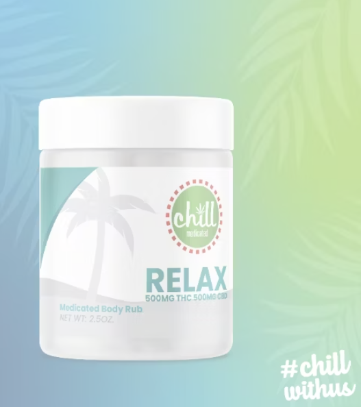 Photograph of product: Relaxy Body Rub | 1:1 | Chill Medicated