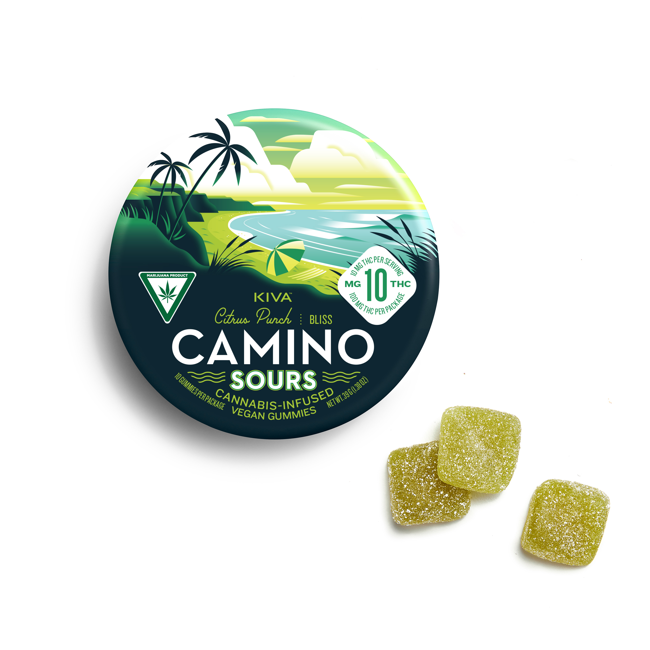 Photograph of product: Citrus Punch Camino Gummies 10-pack