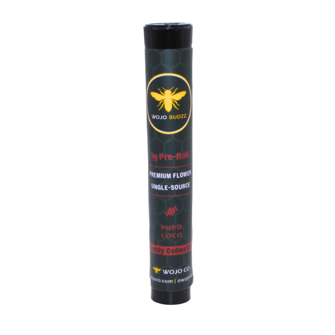 Photograph of product: WOJO CO - 1g Premium Pre-Roll - Puro Loco