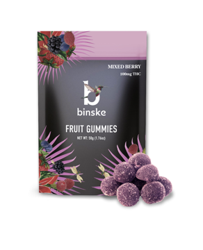 Photograph of product: Binske | Mixed Berry | 100mg | 10ct
