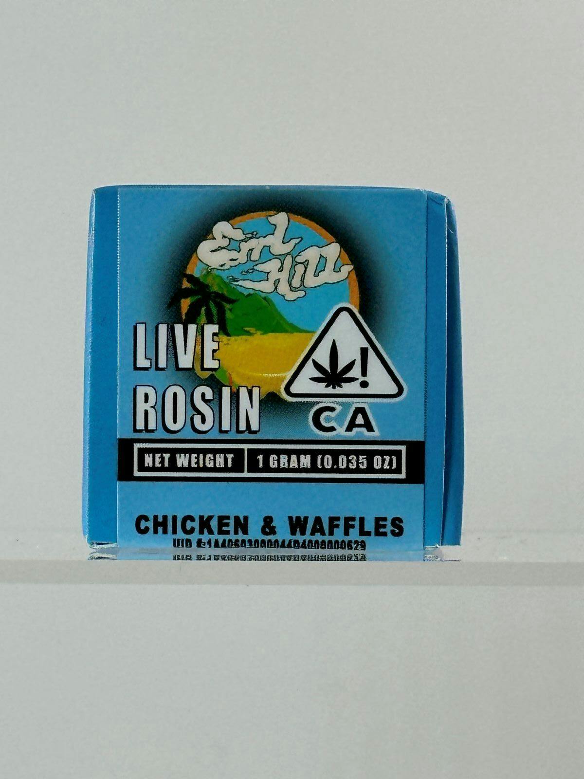 Photograph of product: Errl Hill 1g Chicken & Waffles Live Rosin