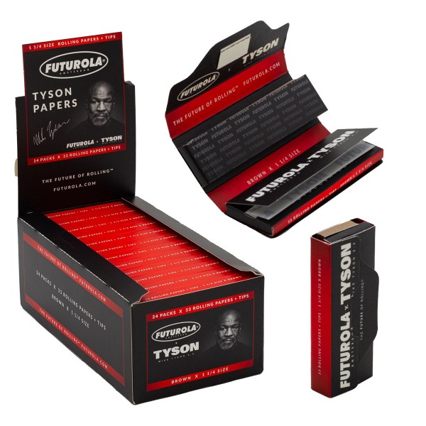 Photograph of product: Futurola Tyson Ranch 1 1/4 Rolling Papers w/ Filters
