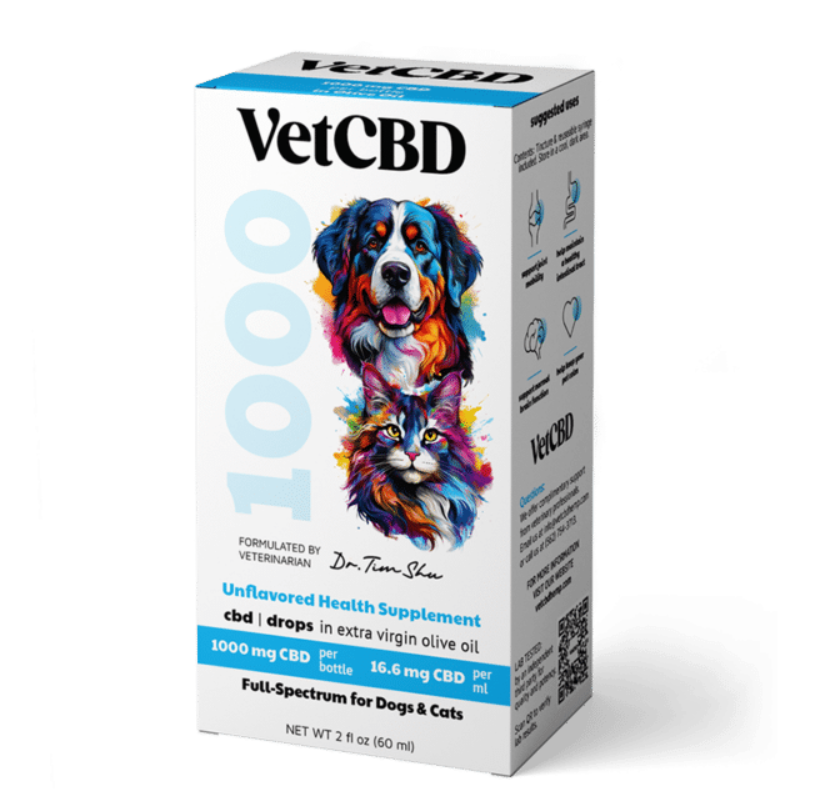 Photograph of product: VetCBD | 1000mg CBD | Full Spectrum Tincture