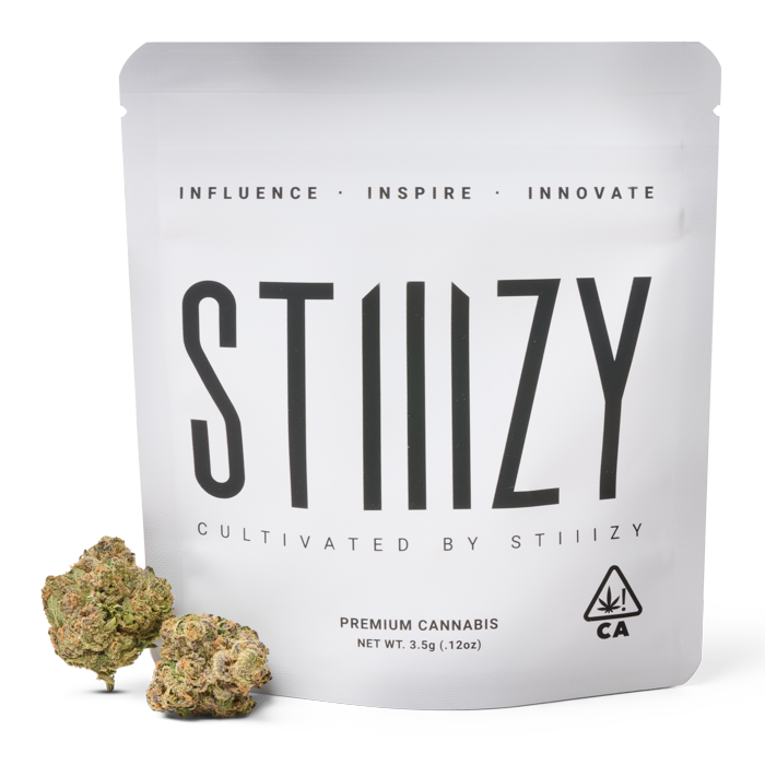 Photograph of product: BLUE CHERRY PIE [3.5G] WHITE LABEL