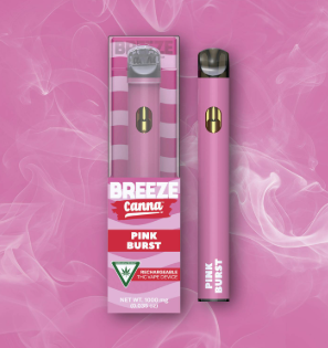 Photograph of product: Breeze - Disposable Vape - Pink Lavender