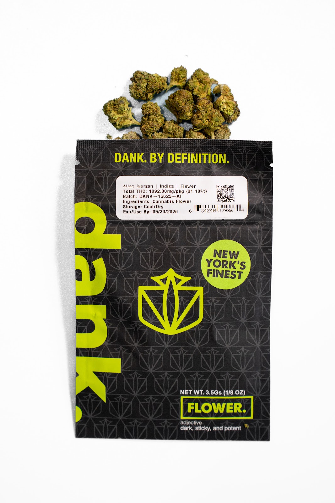 Photograph of product: Dank | Allen Iverson | 3.5g (Sungrown)