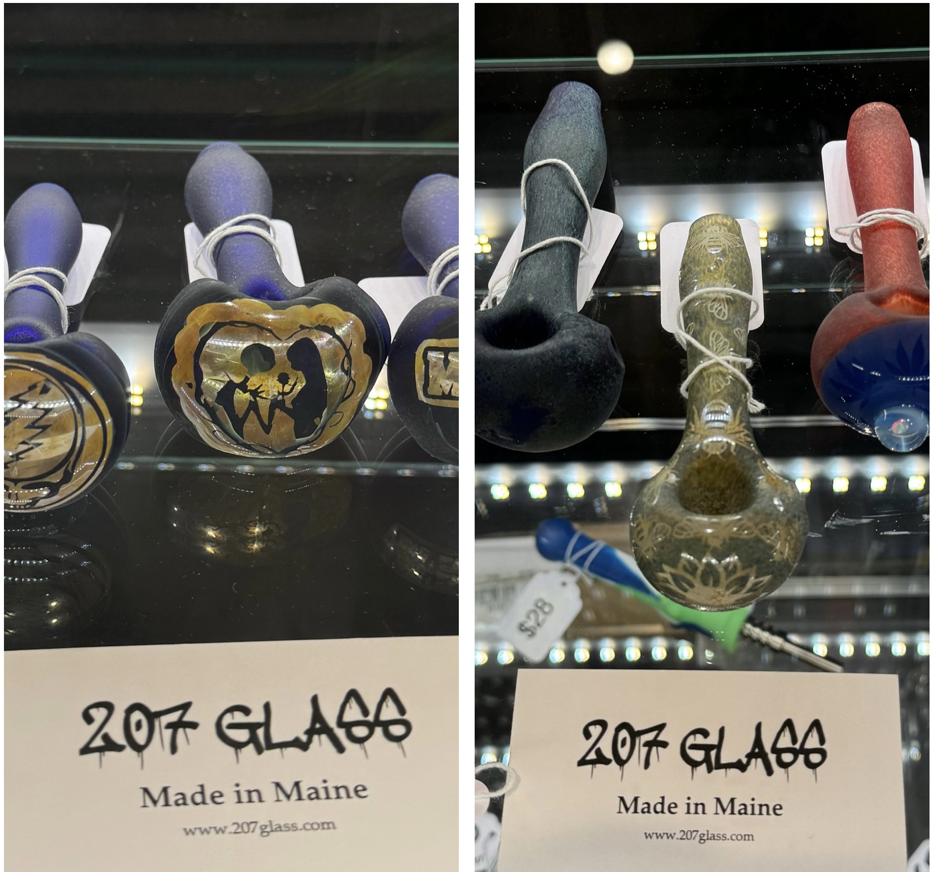 Photograph of product: 207 Glass | Large/Logo Assorted Pipes