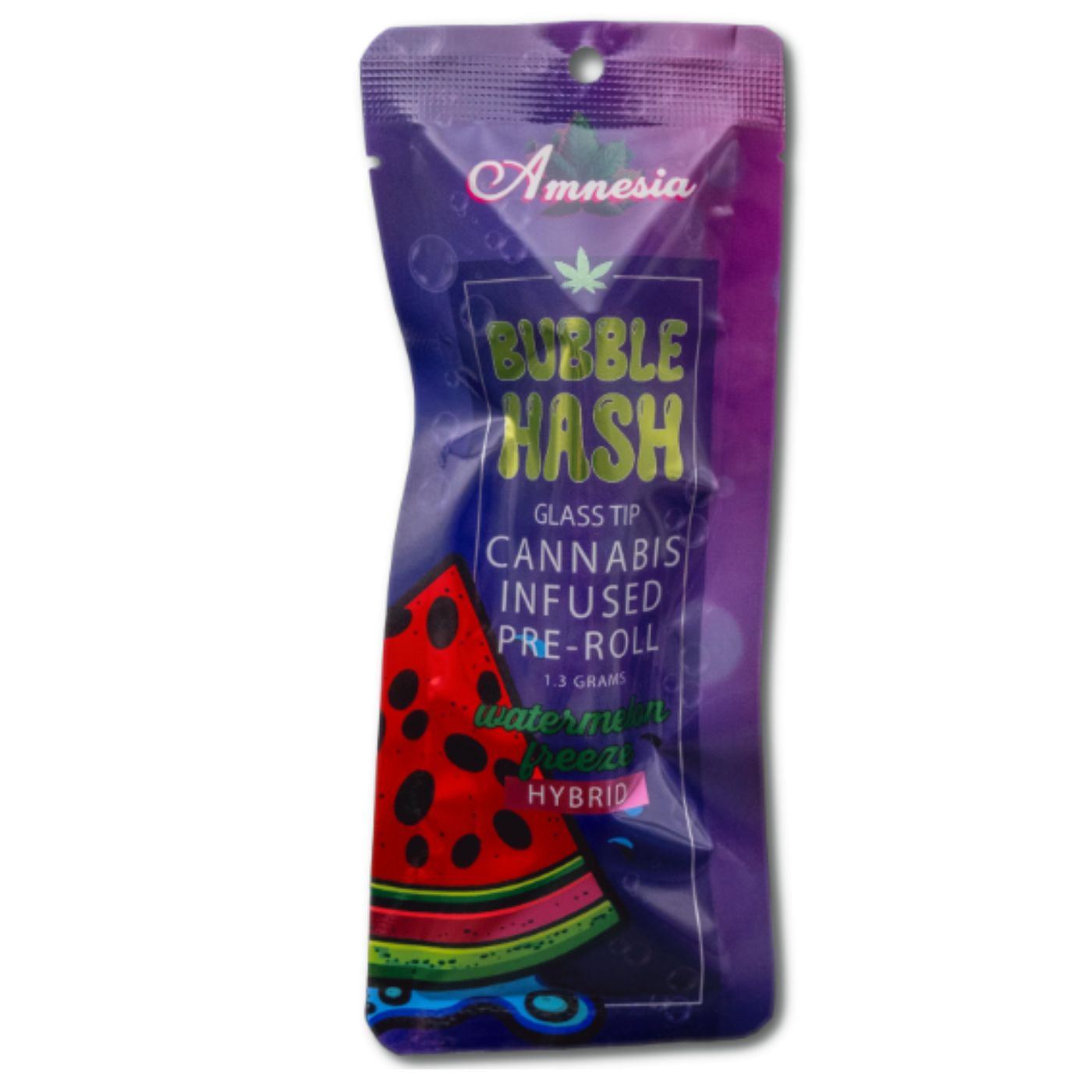 Photograph of product: Amnesia - Watermelon Freeze 1.3g Bubble au chocolat Infused PR