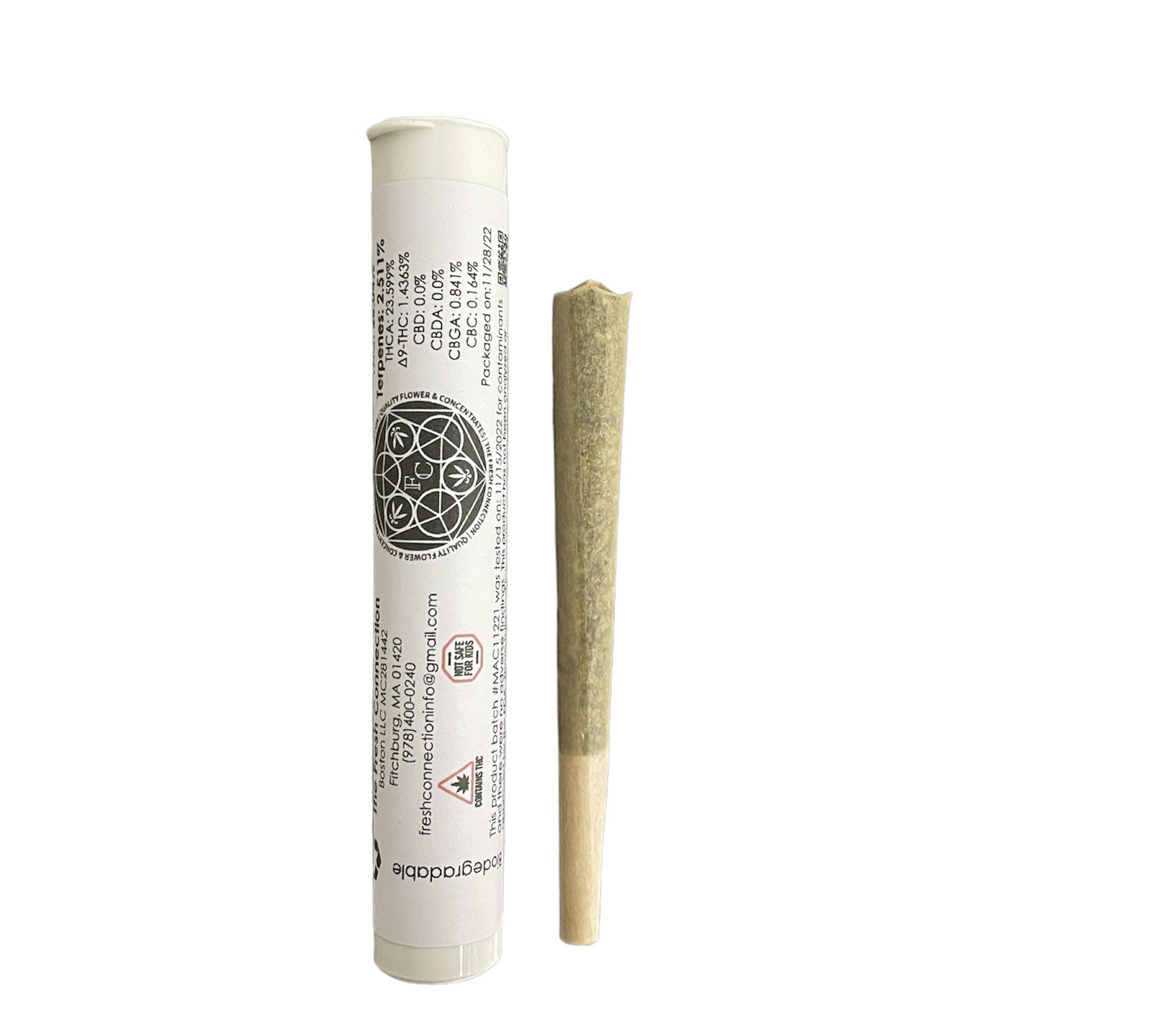 Photograph of product: Perfect Pair 1g Pre-Roll The Fresh Connection