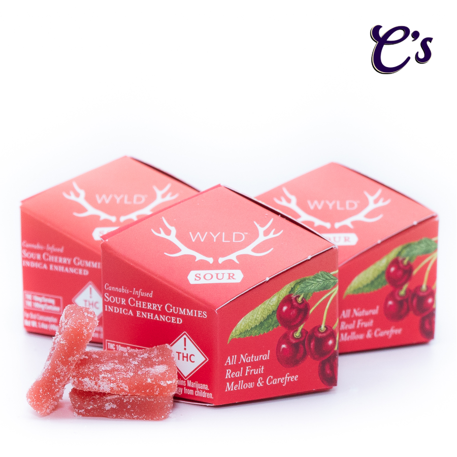 Photograph of product: Gummie (I) Sour Cherry 100mg