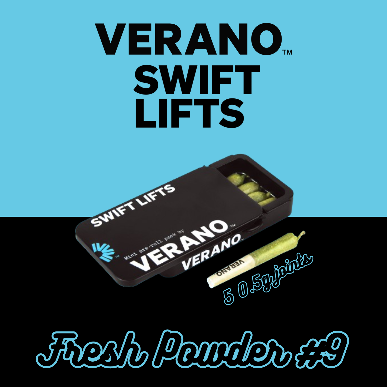 Photograph of product: Verano Reserve Swift Lifts (5pk) |  Fresh Powder #9 (Oui'd)
