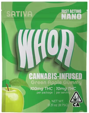 Photograph of product: Green Apple [S] - 100MG Gummy