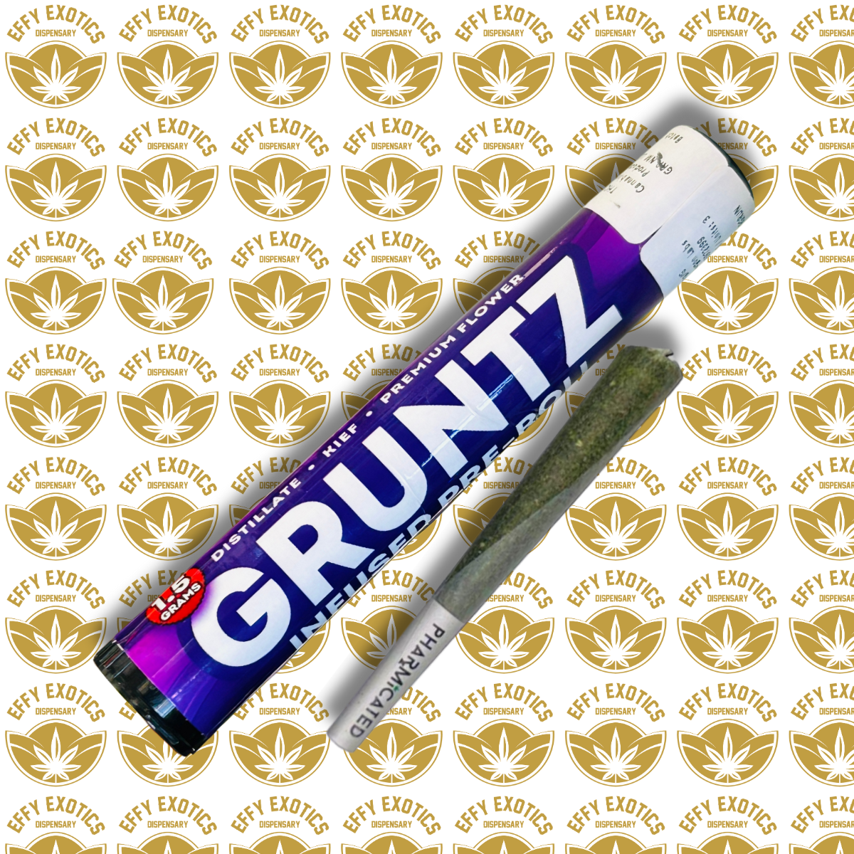 Photograph of product: PhD Infused Pre-Roll - Gruntz (H)