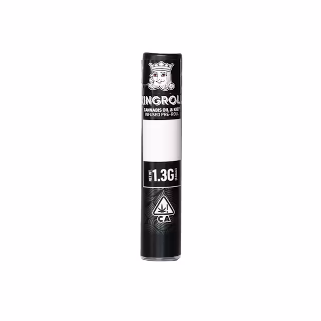 Photograph of product: KINGROLL - White Rhino x Cannalope Kush (Oui'd) Infused Preroll 1.3g