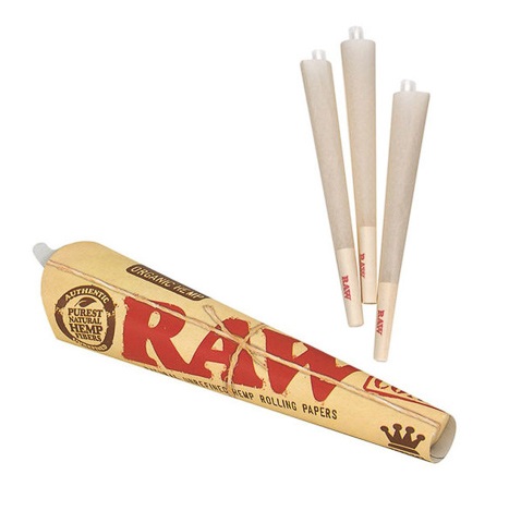 Photograph of product: Raw | Classic King Size Cones 3pk $2.50