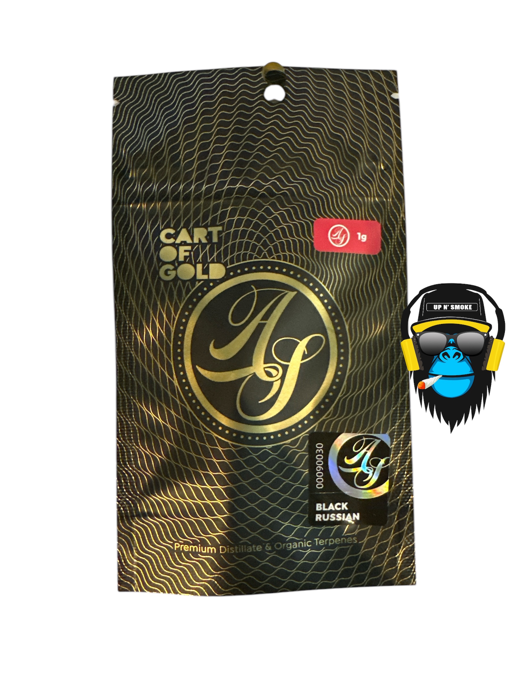 Photograph of Product: Alternative Solutions: Black Russian 1G Cartridge