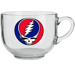 Photograph of product: Grateful Dead Glass Soup Mug - 22oz
