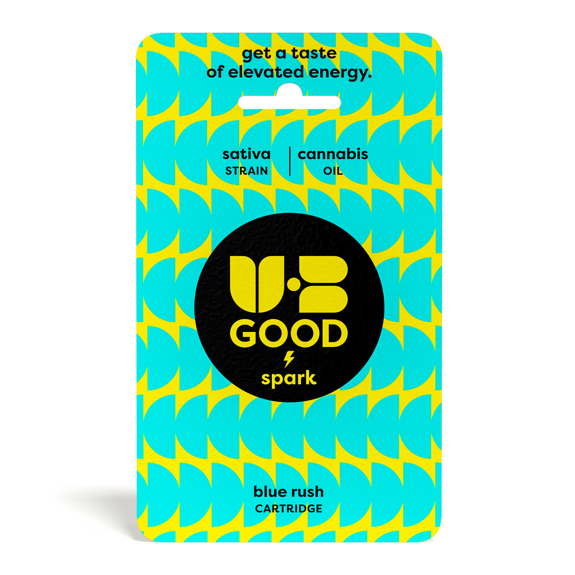 Photograph of product: UB Good | Blue Rush Spark | .8g Cartridge
