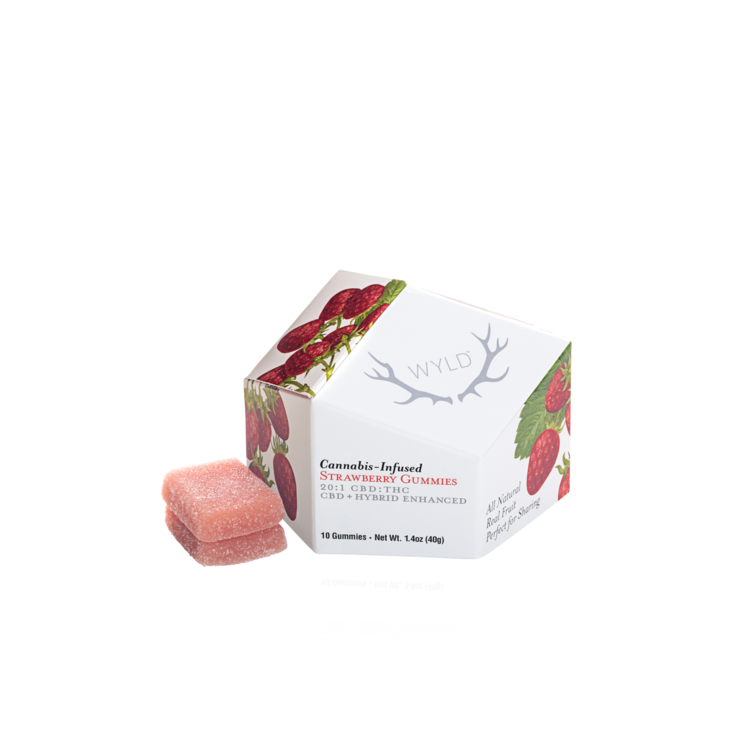 Photograph of product: Wyld: 20:1 CBD Strawberry - 10pk 210mg
