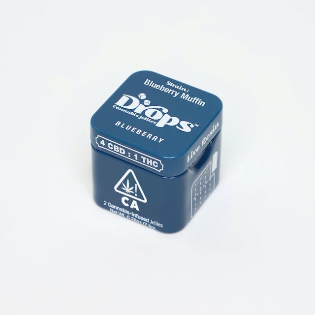 Photograph of product: Blueberry 4:1 | Blueberry Muffin | Singles | 50mg