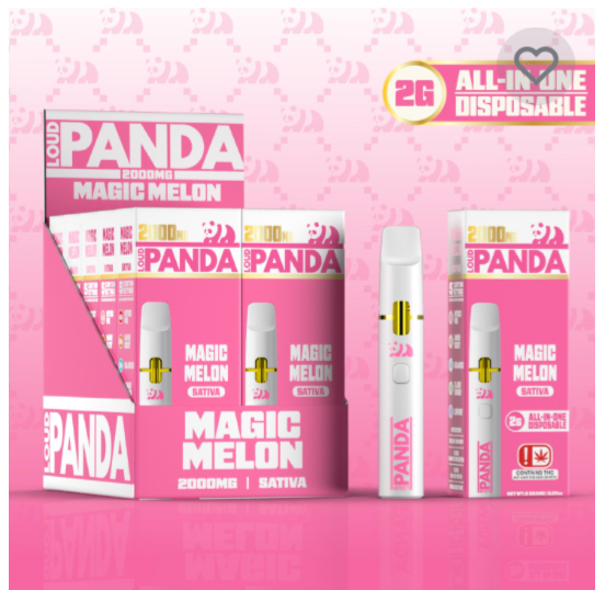 Photograph of product: Loud Panda M Disposable Cartridge | Magic Melon | (S)