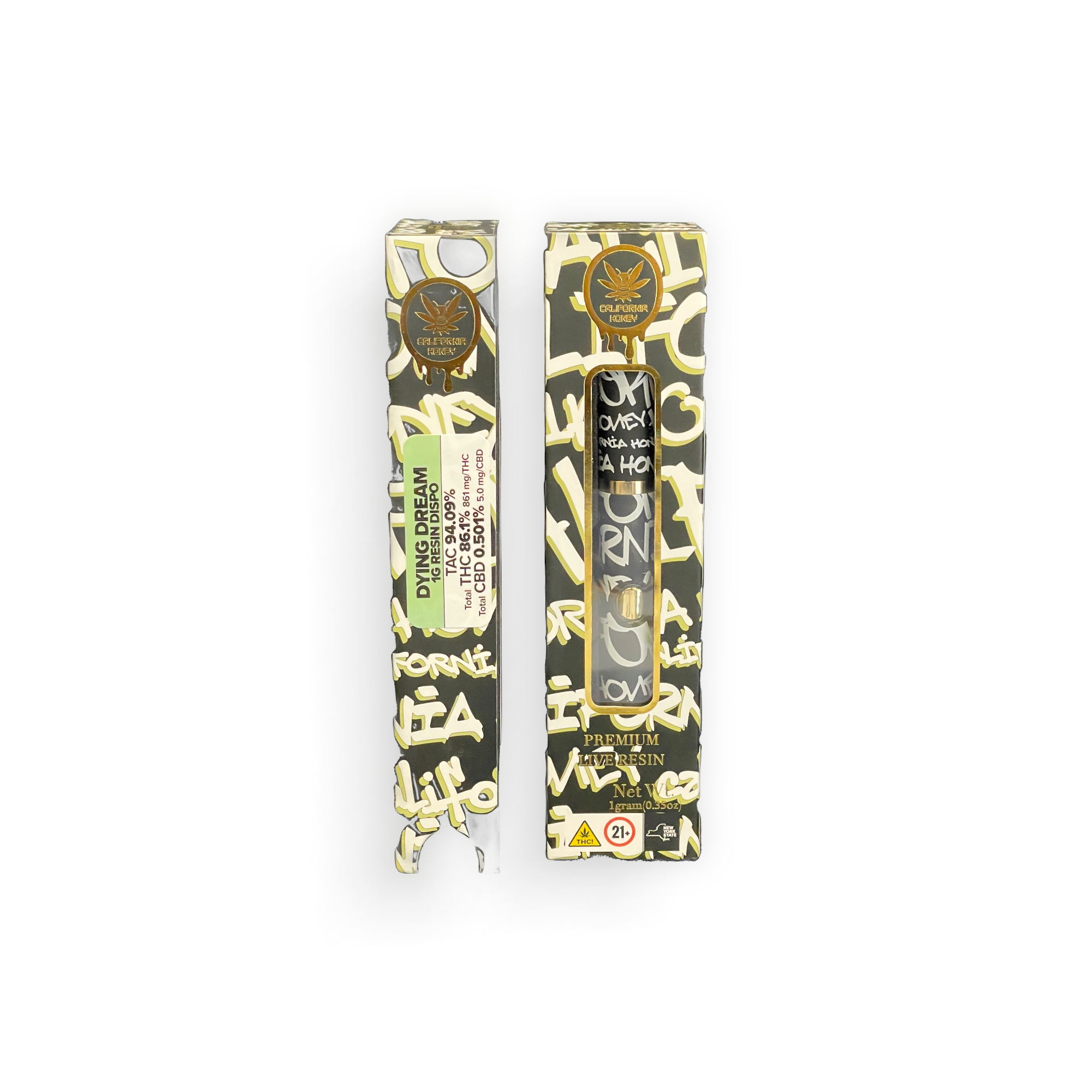 Photograph of product: Cali Honey | Dying Dream | Resin | Disposable