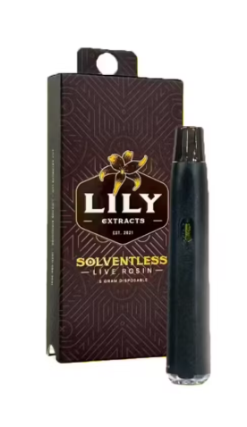 Photograph of product: LILY EXTRACTS - Washington Apple Live Rosin Disposable [I]