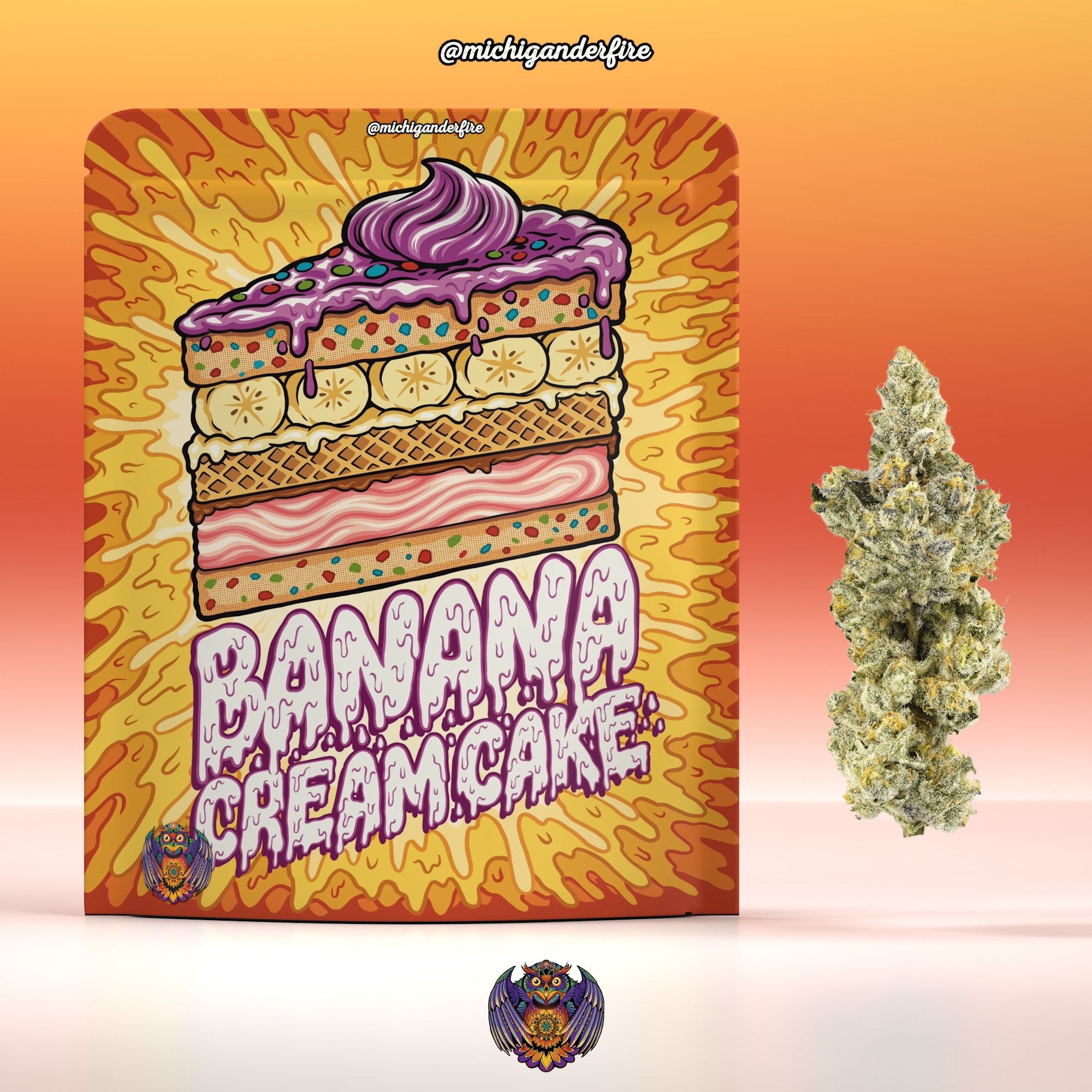 Photograph of product: Michigander Fire | Banana Cream Cake - 3.5g