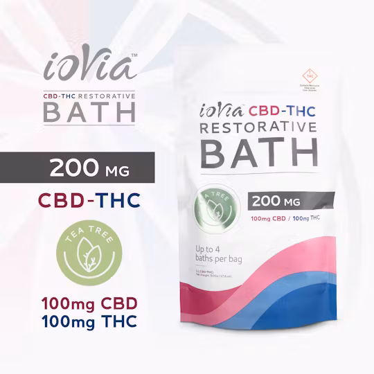 Photograph of product: Iovia - Bath salt 200mg - 1:1 CBD TH-oui - Lavender