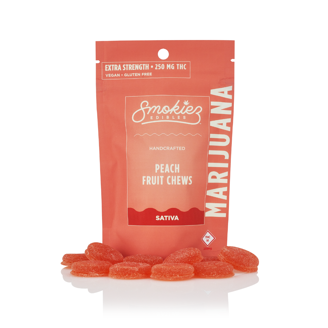 Photograph of product: Sweet Peach | Fruit Chews 250mg
