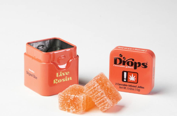 Photograph of product: Drops | 2 pack | Watermelon | 100mg TH-oui | Oui'd