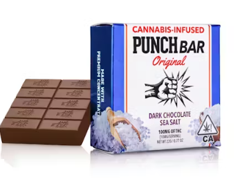 Photograph of product: Sea Salt Dark Chocolate 100mg   100 Mg