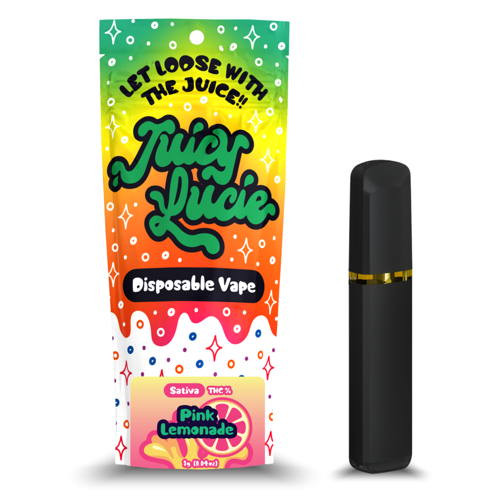 Photograph of product: Juicy Lucie | Pink Lemonade Disposable Vape | 1g