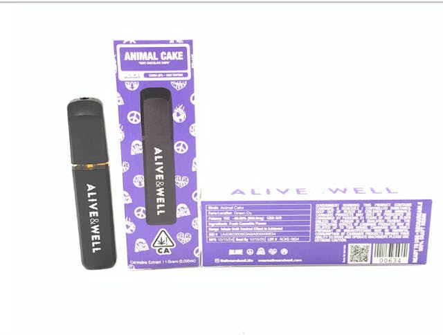 Photograph of product: Animal Cake Rechargeable Disposable 1g - Sales Floor