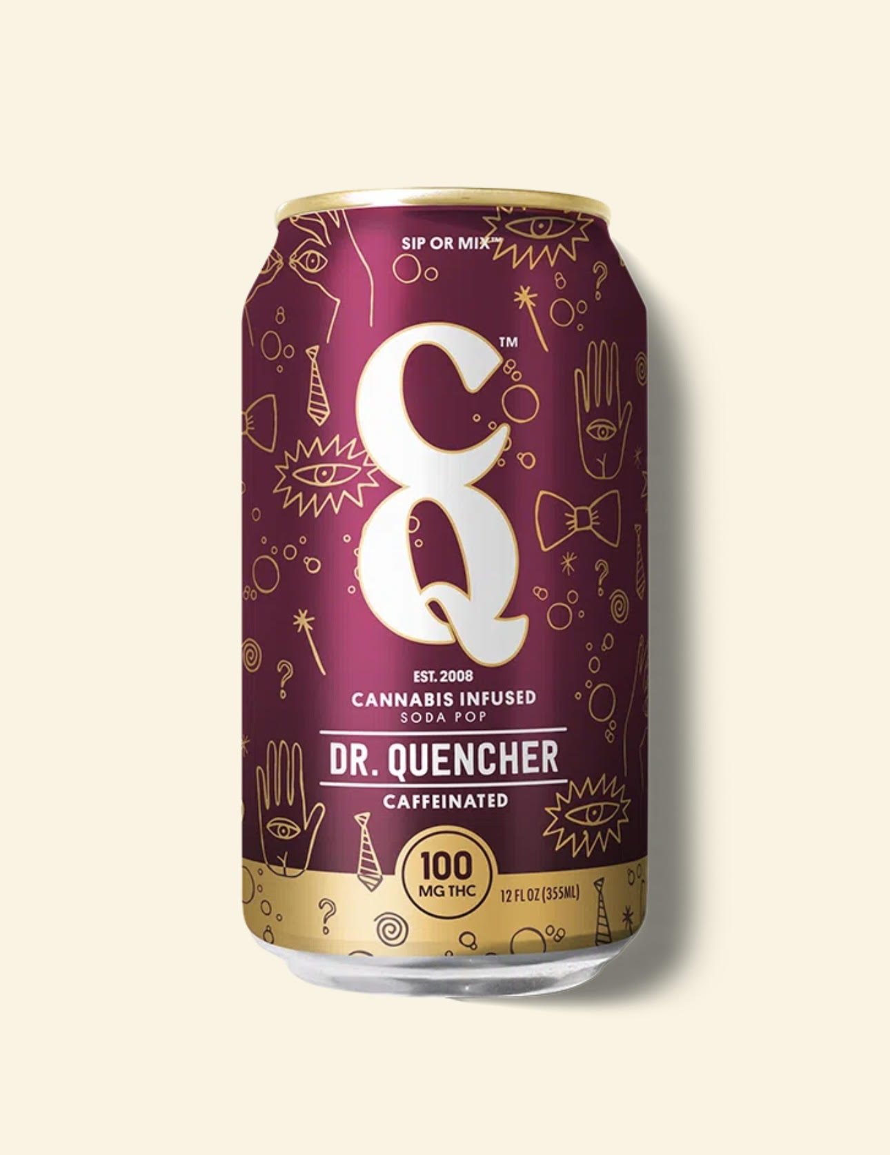 Photograph of product: Dr.Quencher Caffeinated | 100mg | Cq |