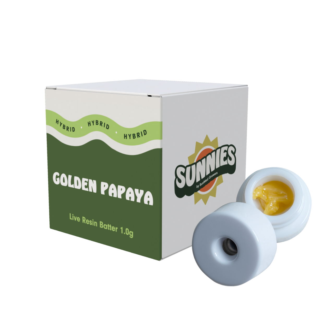 Photograph of product: (SMD) Golden Papaya Live Resin Batter