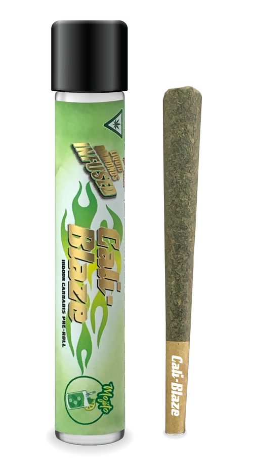 Photograph of product: Cali Blaze - Mojito - Diamonds Infused Pre-Roll - 1.2g