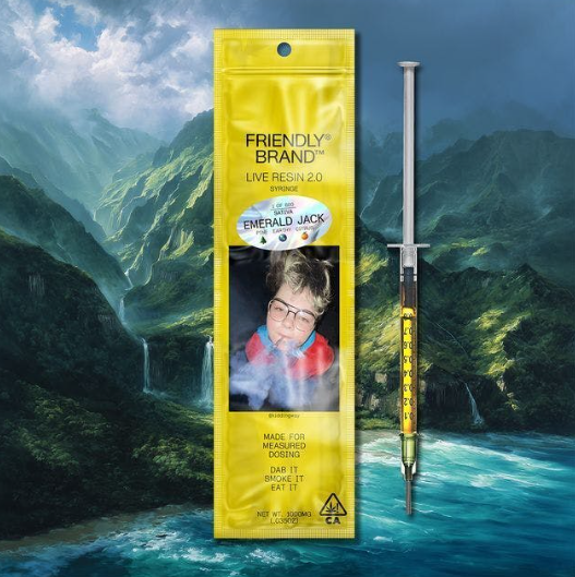 Photograph of product: EMERALD JACK 1G LIVE RESIN APPLICATOR