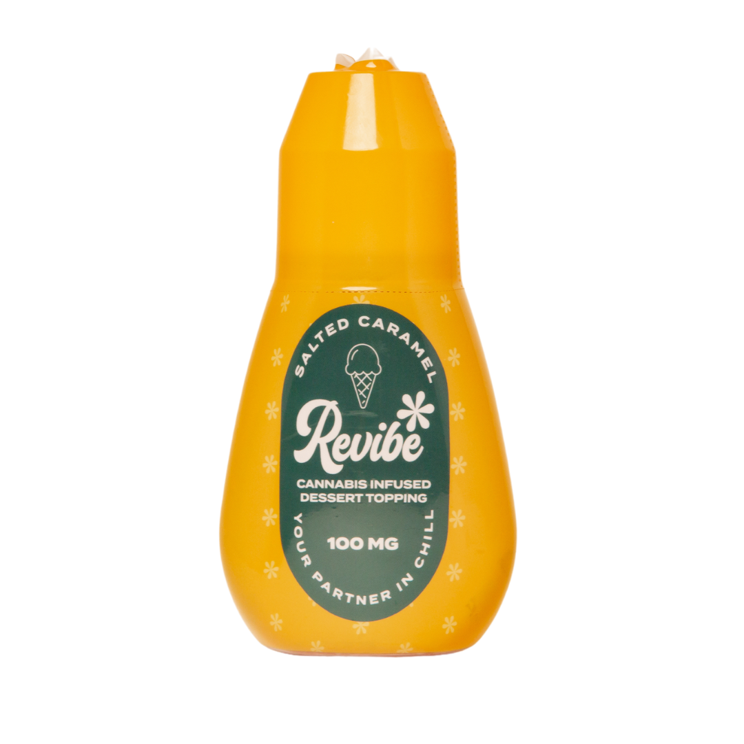 Photograph of product: Revibe - Salted Caramel Dessert Topping - 100mg