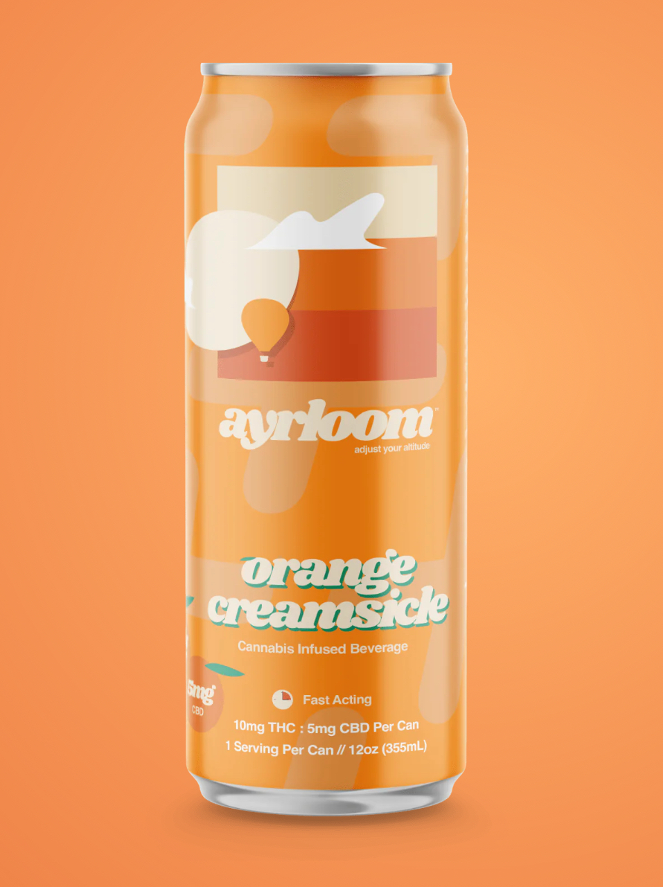 Photograph of Product: Ayrloom AU- Beverage 12oz - 2:1 - Orange Creamsicle