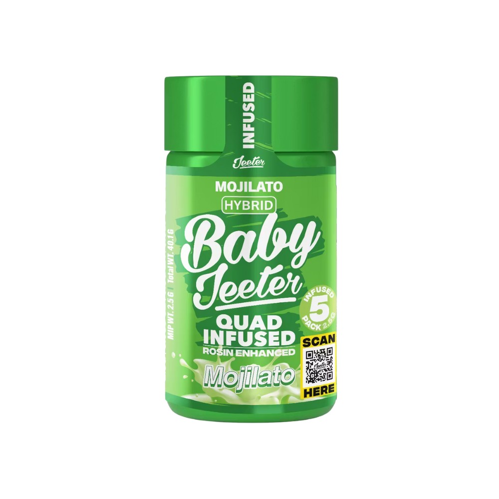 Photograph of product: 5 PACK INFUSED - MOJILATO .5G - JEETER