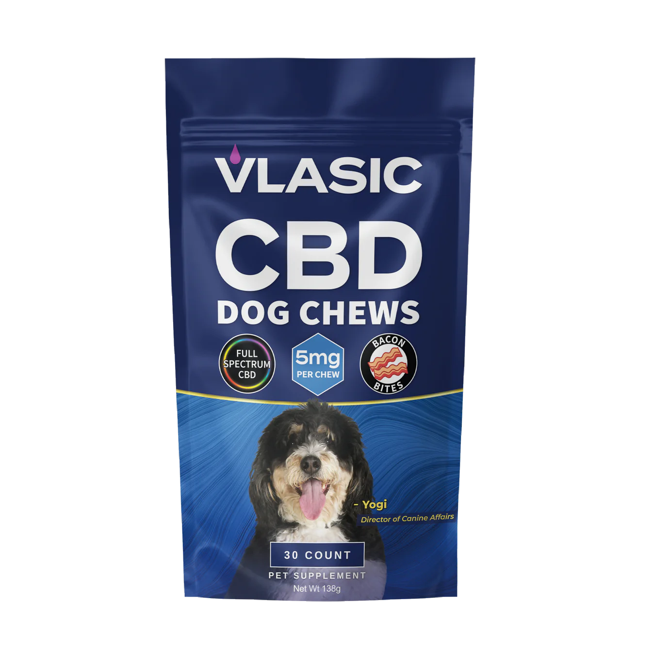 Photograph of product: CBD Bacon Dog Chews | 150mg