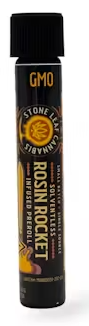 Photograph of product: Stone Leaf | Rosin Rocket | GMO l Rosin Infused | Pre-Roll | 0.85G