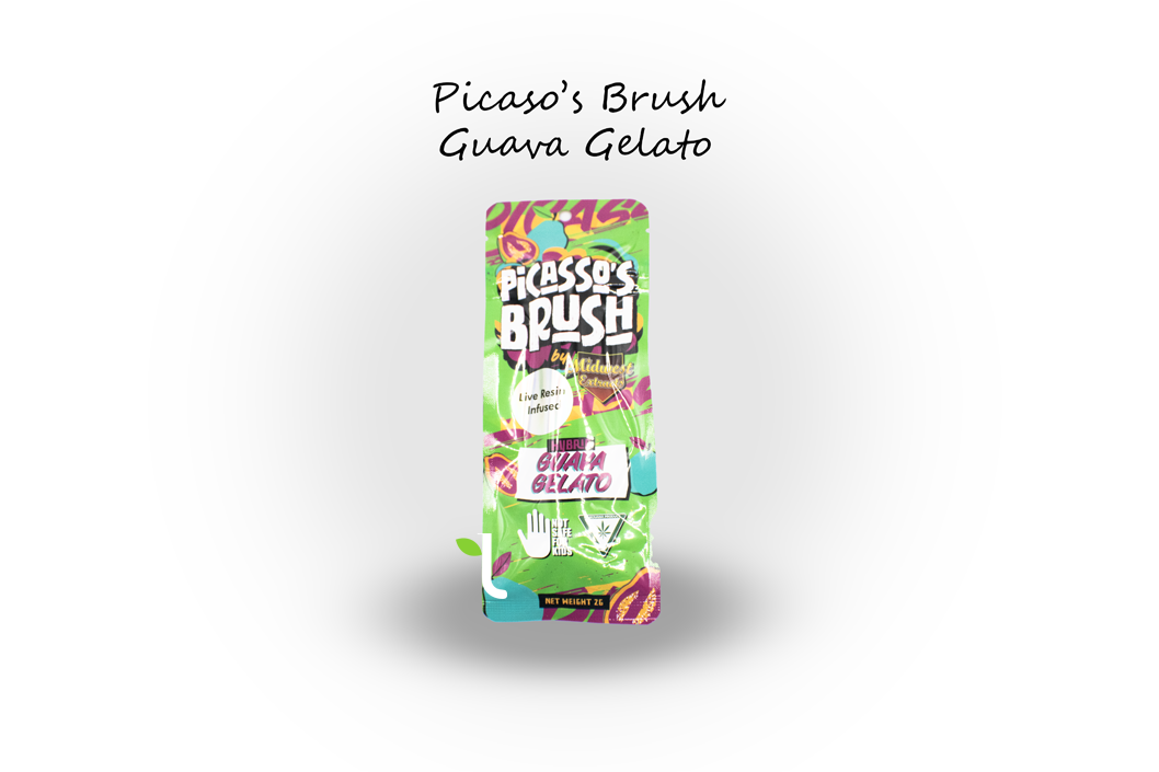 Photograph of product: Picasso's | Guava Gelato | 2g Live Resin Brush