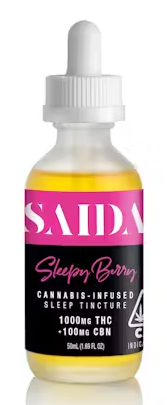 Photograph of product: 1000mg Sleepy Berry 10:1 CBN Tincture - Saida