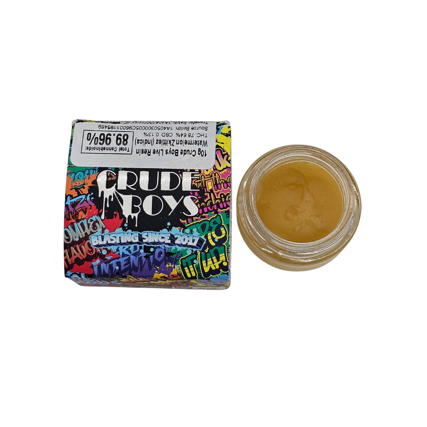Photograph of product: Crude Boys -Watermelon Zkittlez Live Resin Bucket